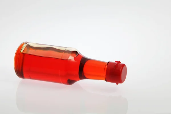 Óleo de palma em garrafa — Fotografia de Stock