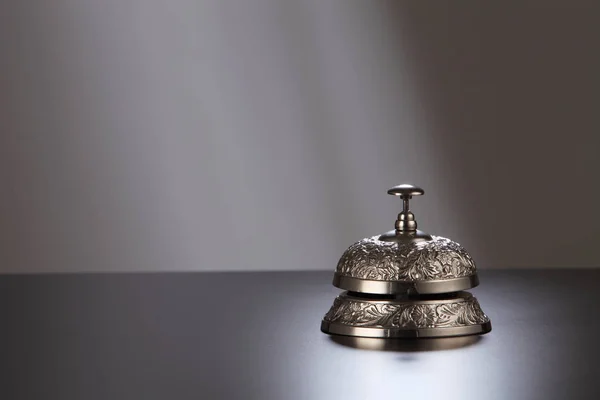 Silver service bell — Stock Photo, Image