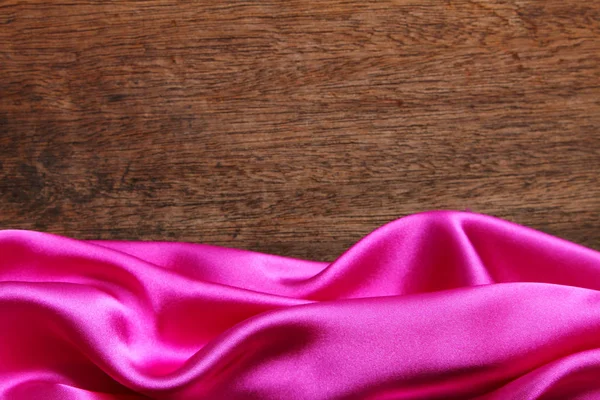 Pink satin fabric — Stock Photo, Image