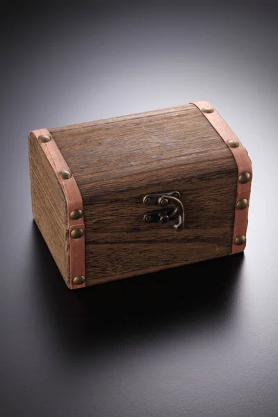 Retro antique chest box — Stock Photo, Image