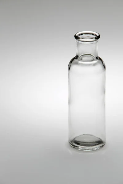 Blank empty glass bottle — Stock Photo, Image