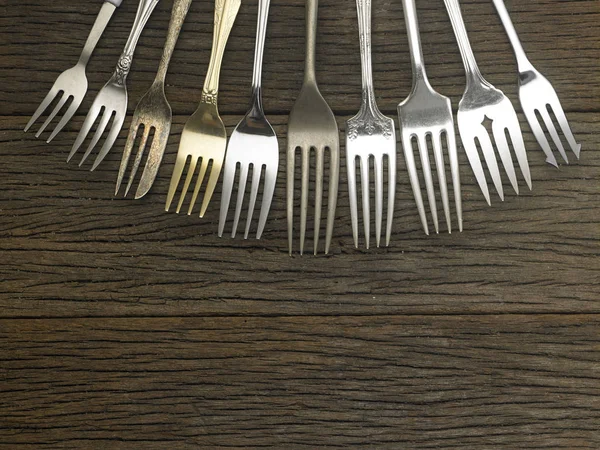 Group of antique forks — Stock Photo, Image