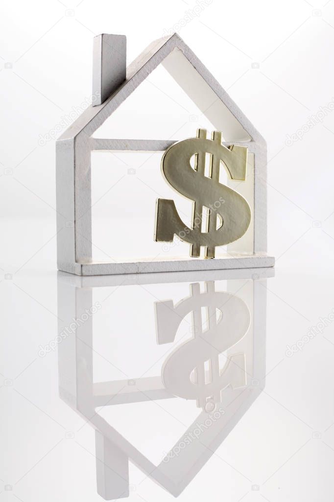 house and dollar sign