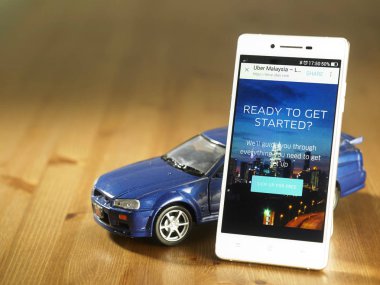 Uber mobil uygulaması