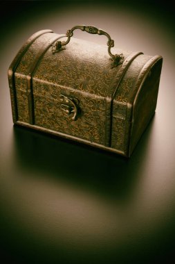 Retro antika göğüs kutusu