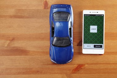 Uber mobil uygulaması