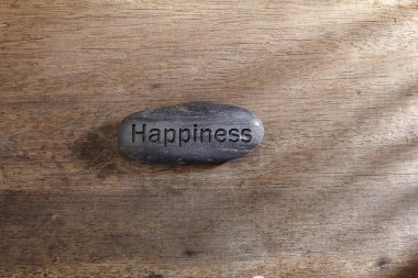 ilham verici bir taş üzerinde tablo