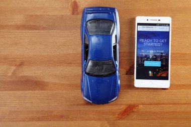 Uber mobil uygulaması
