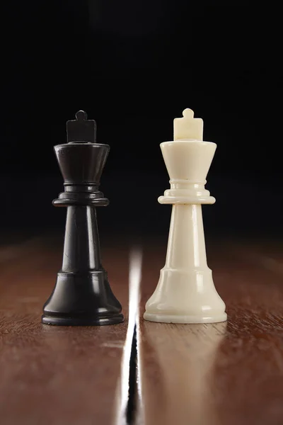 Два шахматных короля — стоковое фото