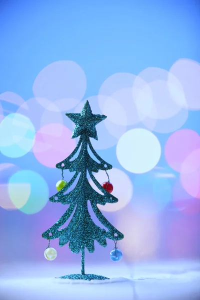 Dekorativ julgran — Stockfoto