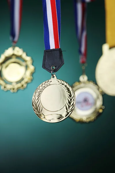 Diferentes medallas deportivas — Foto de Stock