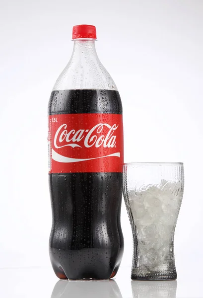 Üveg Coca cola italra — Stock Fotó