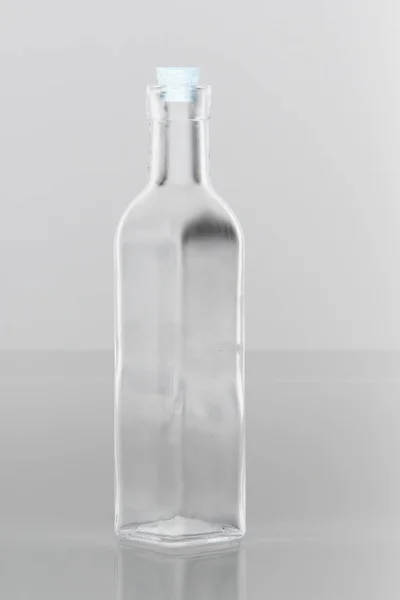 Blank empty glass bottle — Stock Photo, Image