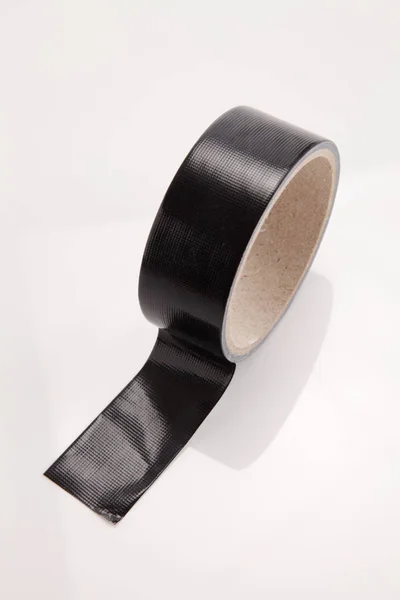 Zwarte kleur doek tape — Stockfoto