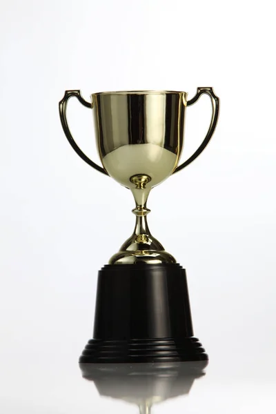 Sports trophy på bord — Stockfoto