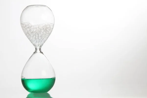 Зелений водних Пісочний годинник — стокове фото