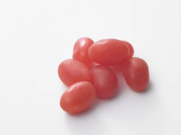 Red jelly beans — Stock Photo, Image