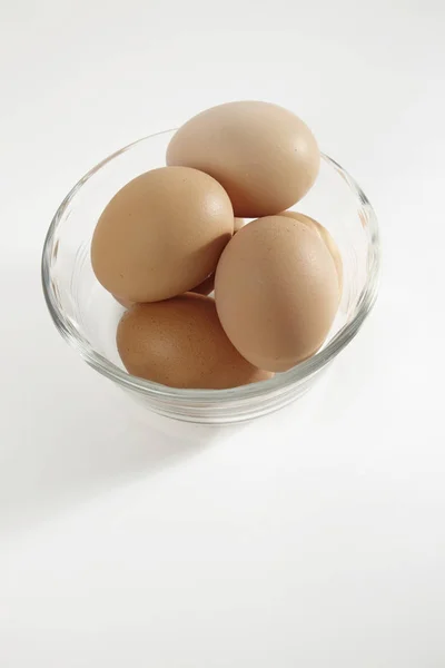Μπολ με αυγά κότας — Φωτογραφία Αρχείου