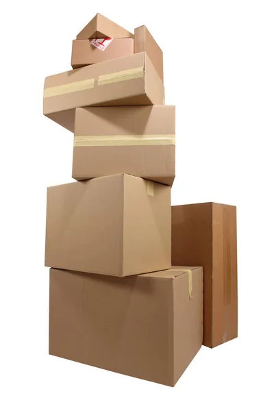 Delivery cardboard boxes — Stock Photo, Image