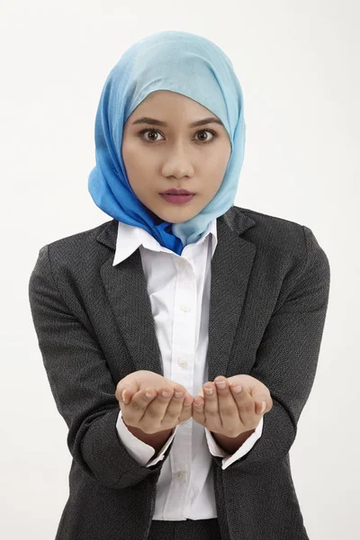 Malaiische Frau Mit Handschellen — Stockfoto