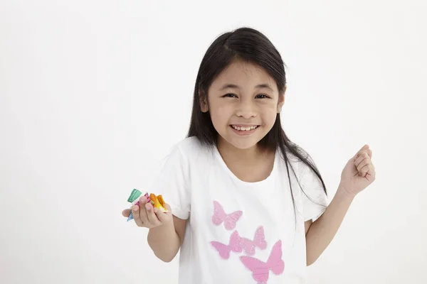 Malay Kız Geleneksel Oyun Batu Seremban Veya Serembat Oynamaktan — Stok fotoğraf