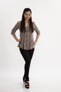 studio poz malay kadın portresi 