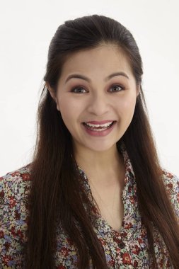 studio poz malay kadın portresi 