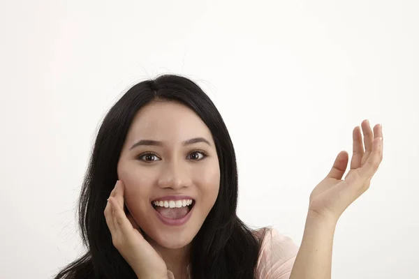 Portrait Malay Woman Looking Camera — Stock Photo, Image