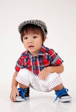 aşağı Çin ağız kavgası yakın çekim