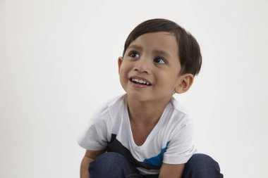 Malay çocuk yakın çekim