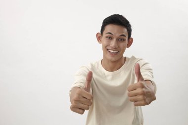 malay delikanlı Studio poz 