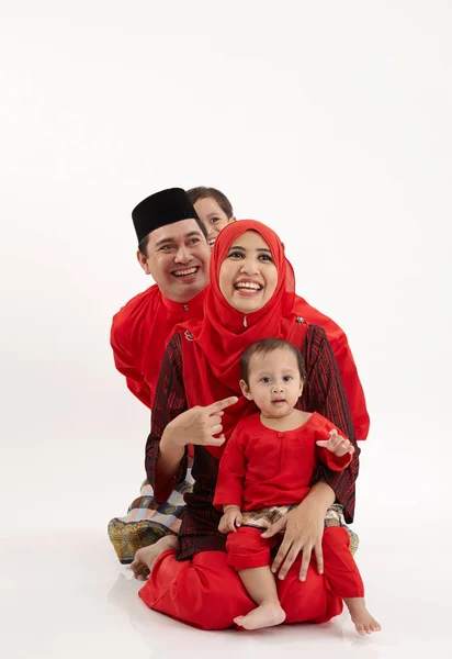 Candid Shot Malay Family — Stock Photo, Image