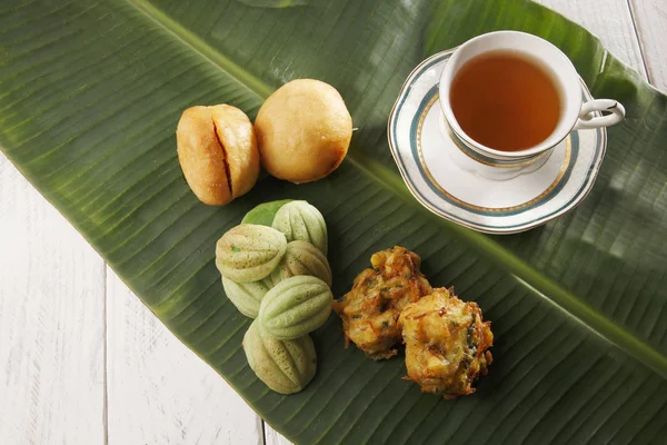 Top View Malaysia Traditional Food Waiting Buka Puasa — Stock Photo, Image