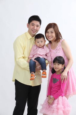 güzel aile Studio poz