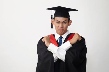  malay mezun öğrenci studio poz kamera seyir