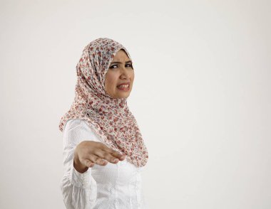 cahil ifade ile Malay kadın