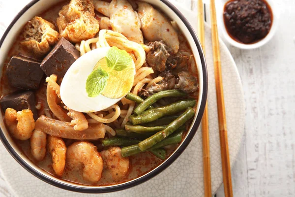 Curry noodle — Stockfoto