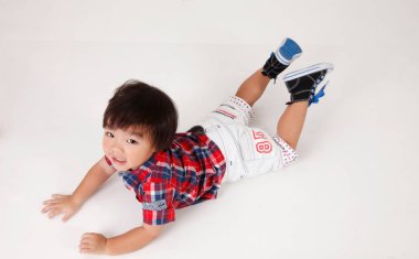 Stüdyo çekim bırakmasını çocuğun