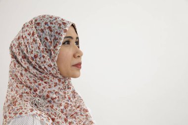 üzücü olan Malay kadın ve ifade konforsuzluktan