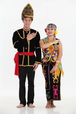 dans ve stüdyoda poz borneo Çift