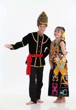 dans ve stüdyoda poz borneo Çift