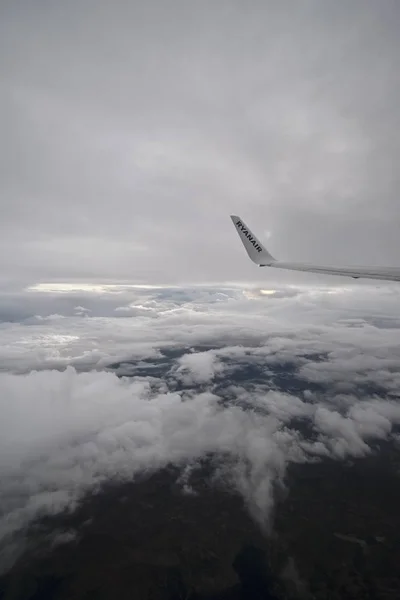 Italien; 14 November 2016, Flygfoto över molnen på himlen - ledare — Stockfoto