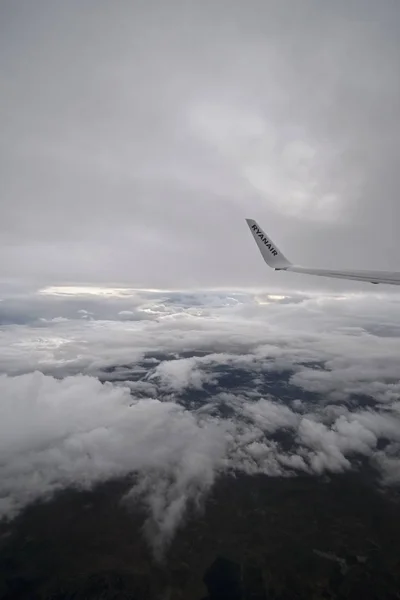 Italien; 14 November 2016, Flygfoto över molnen på himlen - ledare — Stockfoto