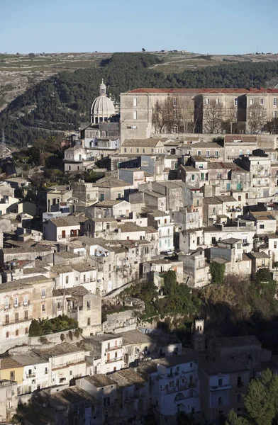 Italy, Sicily, Ragusa Ibla, view of the baroque town — Stock Photo, Image