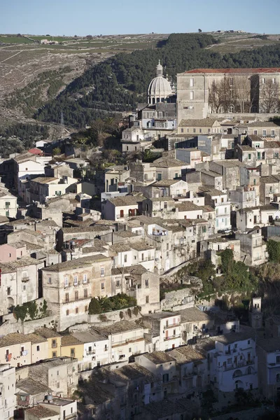 Italy, Sicily, Ragusa Ibla, view of the baroque town — Stock Photo, Image