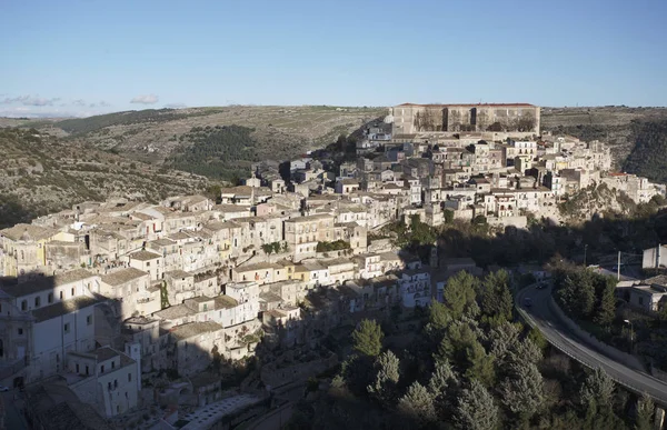 Italy, Sicily, Ragusa Ibla, view of the baroque town — Stock Photo, Image