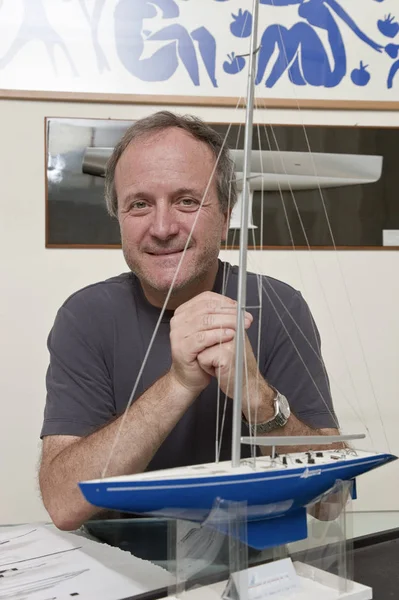 Italy; 27 June 2008; portrait of a nautical architect - EDITORIAL — Stock Photo, Image