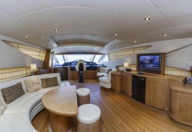 İtalya, alfamarine 78 lüks yat, yemek