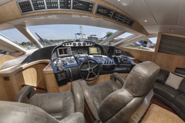 Consolle sürüş İtalya, lüks yat, yemek,