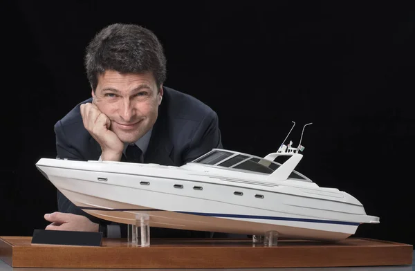 Italien; 24 maj 2007 Yacht lyx builder studio porträtt - ledare — Stockfoto